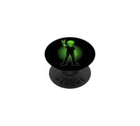 Segno A Mano Extraterrestre Metalhead Le Corna Del Diavolo PopSockets PopGrip Adesivo