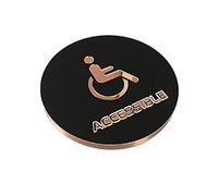 Segno acrilico della porta della toilette, indicatore di genere su ordinazione per la direzione pubblica del bagno