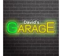 Segno al neon per garage personalizzato per officina auto garage segno LED strumento personalizzato cartello luminoso garage per decorazione della parete Negozio di riparazioni personalizzate Insegna