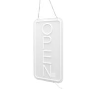 Segno Aperto Al Neon a LED con luminosità Regolabile, Cartello Aperto Al Neon a LED USB, Neon Dimmed Open for Business, Storefront, Bar, Party, Salon