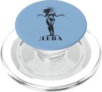 Segno Astrologico Russia Vergine Compleanno Cirillico Russo PopSockets PopGrip per MagSafe