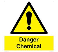 Segno chimico pericoloso, 400 x 400 mm, S40