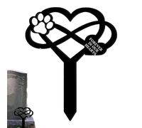 Segno commemorativo per animali domestici, marcatori tomba per animali domestici, Gimi di grave pietre grasse cane acrilico, Ornamenti per prato Souvenir lapide p, Se référer au descriptif, Acrilico
