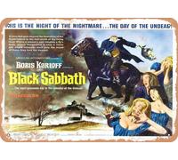 Segno Del Metallo Black Sabbath 1964 25.4cm x 35.6cm Boris Karloff ⭐ US Seller ⭐