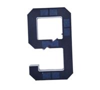 Segno del numero civico, per indirizzi a LED attivata dal sole con riconoscimento della luce e costruzione per l'identificazione della casa X7AB(9)