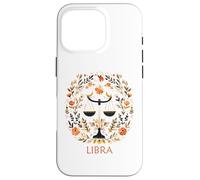 Segno della Bilancia Segno Floreale Zodiaco Boho Astrologia Simbolo Custodia per iPhone 16 Pro