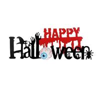 Segno Della Lettera Spaventosa - Parola Del Globo Oculare, Tavolo Da Ufficio Orrore | Esposizione Di Lettere Da Tavolo Halloween Uso Esteso Per La Configurazione Della Casa Stregata, Decorazione
