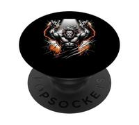Segno della mano di Gorilla Rock feroce PopSockets PopGrip Adesivo