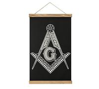 Segno della massoneria da appendere alla parete poster di arte arazzo decorazione accessori pittura cornice in legno