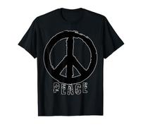 Segno della Pace, Simbolo della Pace, Peace Maglietta con Stampa Grafica Economica