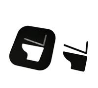 segno della porta del bagno universale per uomini Targa for porta del WC tozza e comoda, placca di promemoria vuota, multicolore, diverse dimensioni(1,15cm x 15cm)