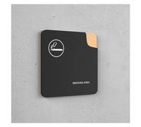 segno della porta del bagno universale per uomini Targa for WC in acrilico, targa multicolore, dimensioni multiple, etichetta adesiva da parete for porta, decorazioni for la casa(21,10x10cm)