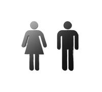 segno della porta del bagno universale per uomini Toilette Bagno Targa con freccia Etichetta da parete for porta WC Numero civico Larghezza 18-25 cm(Type 15,Width 20cm)