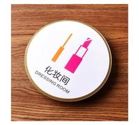 segno della porta del bagno universale per uomini WC acrilico uomo donna cartello for porta autoadesivo multicolore dimensioni multiple for casa centro commerciale(14,20cm x 20cm)