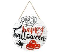 Segno Della Porta Di Halloween - Da, Tavola Di Ragno, Sospensione Di Zucca | Segnale Di Saluto In Legno Per Il Portico Recinzione Passaggio Ingresso Nel Corridoio D