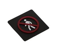 Segno della toilette Cartello di avvertimento, cartello, for negozi pubblici, centro commerciale, edifici for uffici, promemoria(Type 1)