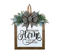 Segno di benvenuto stagionale Giove per porte della porta d'ingresso, ghirlande in legno rustico, muro che pende fuori cartello di benvenuto per tutte le stagioni decorazioni anteriori natalizie