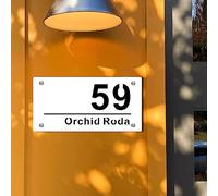 Segno Di Casa Moderna Personalizzato Segno Di Numeri Civici Moderni in Acrilico Personalizzato Segno Di Indirizzo Della Casa Segno Di Indirizzo Galleggiante Moderno Personalizzato