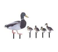 Segno di Cortile per la Famiglia Duck, Dutra Garden Stakes Acrilico Lifele -Decorative Cute Multipurpy Impermeabile per all'aperto