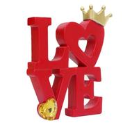 Segno di lettere d'amore, d'amore per la decorazione della casa,Decorazione di parole d'amore rosso per San - Decorazione per lettere di San per la tavola del ristorante