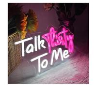 Segno di luce al neon Insegna al neon Talking Thirty Me, decorazione per feste con luce per il 30° compleanno