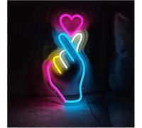 Segno di luce al neon Per lampada al neon prestito di parola per insegna a LED con cuore