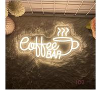 Segno di luce al neon Per lampada al neon prestito parola Coffee Bar per insegna per Powered(A)