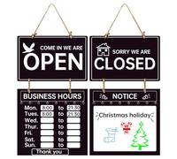 Segno di ore di lavoro - scheda scheggio di respagazione del respagnatico, segno decorativo | personalità cancellabile creativa blackboard in bianco e nero può cambiare il segno delle ore di lavoro