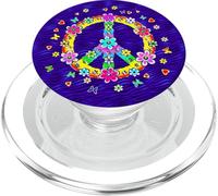 Segno di pace, Flower Power, hippie, simbolo, libertà, amore PopSockets PopGrip per MagSafe