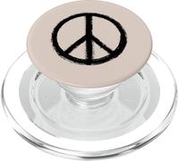 Segno di pace grigio fagiolo PopSockets PopGrip per MagSafe