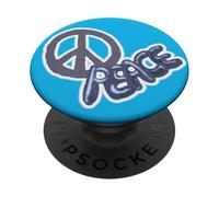 Segno di Pace Parola Arte PopSockets PopGrip Adesivo