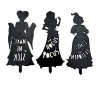 Segno di prestito nero indimenticabile raccapricciante all'aperto Strega Inserisci segno Elegante Halloween Palo Decorazione