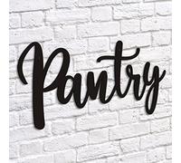 Segno dispensa Dispensa Decorazione da parete in metallo per la casa Cucina Ristorante Caffetteria Negozio Moderno Casa Fattoria Decorazione da parete Regalo di inaugurazione