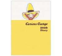 Segno Distintivo Curious George Agenda 2026 A5 Mensile