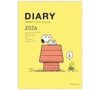Segno Distintivo Snoopy 2026 A5 Mensile Doghouse Agenda