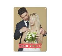 Segno in Metallo Personalizzato, Poster in Metallo Personalizzato, Personalizzato Testo/Logo/Foto Here Street Signs, Design Your Own Alluminio Resistente alle intemperie Metal Sign