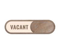 Segno Occupato Vuoto | 7,01 Pollici Non Disturbano | Placca Indicatore Di Privacy Scorrevole | Segno Di Porta Di Legno Con Messaggio Riservato Mutevole Per Il Bagno Hotel Lactation Room Decor