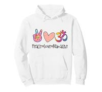Segno Om per Amanti dello Yoga e Hippie Felpa con Cappuccio