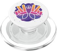 segno pace, donna, bambini, uomini PopSockets PopGrip per MagSafe