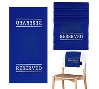 Segno per Posti Riservati AHANDMAKER, Placeholder per Sedute con Parole Stampate "Posto Riservato" per Matrimoni, Feste, Celebrazioni, Ricevimenti, Chiesa o Eventi (Blu, 4pz)