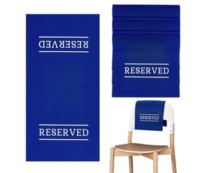 Segno per Posti Riservati AHANDMAKER, Placeholder per Sedute con Parole Stampate "Posto Riservato" per Matrimoni, Feste, Celebrazioni, Ricevimenti, Chiesa o Eventi (Blu, 4pz)