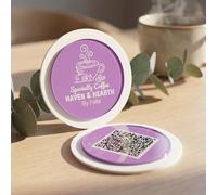 Segno personalizzato in acrilico QR Code,Segni e loghi aziendali personalizzati, menu Qr Ristorante,Personalizzato Multi Instagram Web Social Media Signs,WiFi QR Code, Vendor Booth Must-Have (Stile 7)