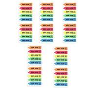 Segno Qui Etichette, Data Adesivi Bandiera Facile Da Post per Ufficio Scuola