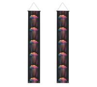 Segno variopinto dell'insegna del portico di laurea della stampa della pioggia dell'arcobaleno, decorazioni all'aperto durevoli della porta di Grad di