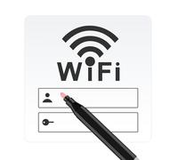 Segno Wi-Fi Della Camera Degli Ospiti, In Acrilico Per Camera Degli Ospiti, Segnale WiFi In Acrilico Resistente All'usura E Alla Caduta, Comodo Per Sala Da Pranzo, Hotel, Bagno Pubblico, Punto P