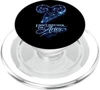 Segno zodiacale Aries - I Don't Need Luck Ariete PopSockets PopGrip per MagSafe