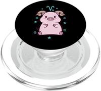 Segno zodiacale Ariete come oroscopo Piggy PopSockets PopGrip per MagSafe