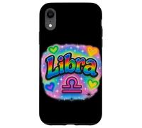 Segno zodiacale Bilancia Arcobaleno Pastello Oroscopo Design Custodia per iPhone XR