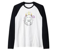 Segno Zodiacale Bilancia Come Oroscopo Gatto Maglia con Maniche Raglan
