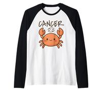 Segno Zodiacale Cancro Astrologia Oroscopo Cancro Maglia con Maniche Raglan